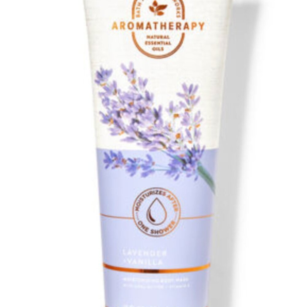 Bath & Body Works Aromatherapy Lavender Vanilla Bundle (Body Lotion + Body Wash)